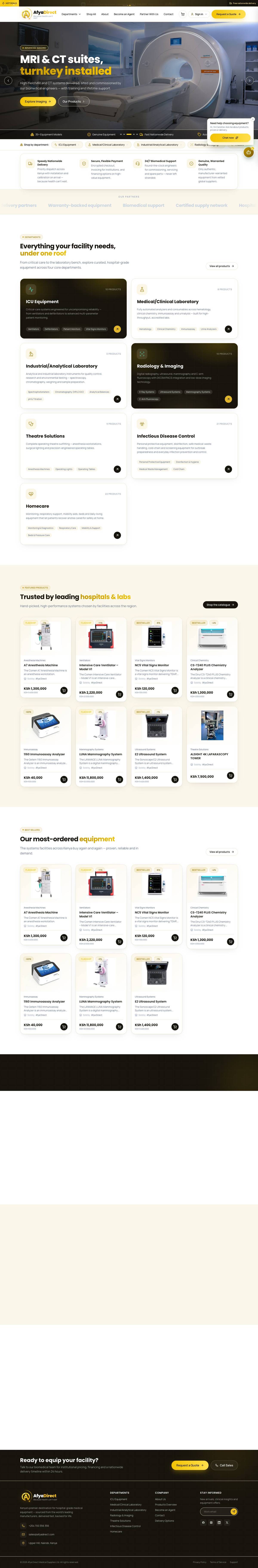 Afya Direct website