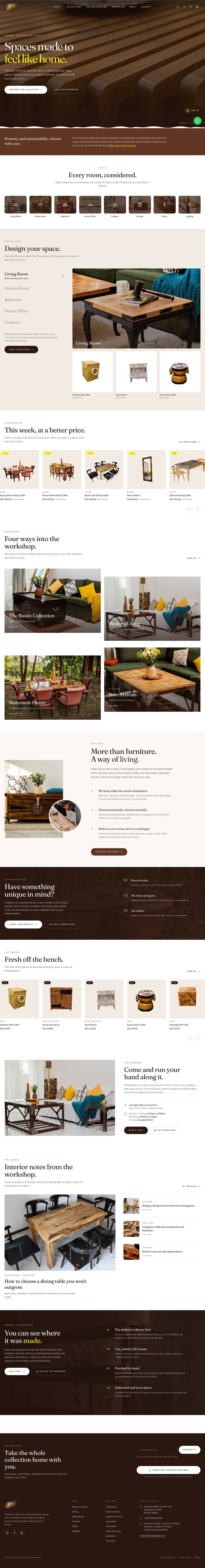 My Rustic Place website